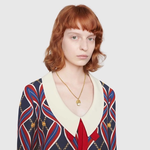 Gucci Lion Crystal Necklace - Picture 7 of 8